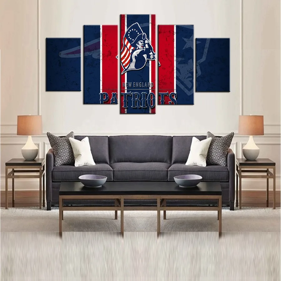 Patriots Wall Art 5 pieces new england patriots wall art picture modern home Patriots Wall Art 5 pieces new england patriots wall art picture modern home