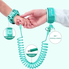 1.5 / 2.5M Kids Baby Safety Anti Lost Wrist Link Lock Harnesses& Leashes Traction Rope Newborn Baby Kids Safety Harness Leashes