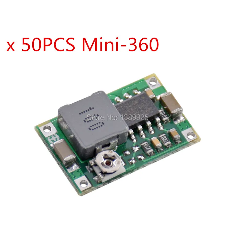 50 шт. mini360 мини-360 модель шаг вниз Модуль питания постоянного тока DC низкий модуль питания автомобиля источника питания