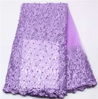 

Latest french lace 2017 gold bridal beaded trim high quality french lace embroidery nigerian lace fabrics for wedding