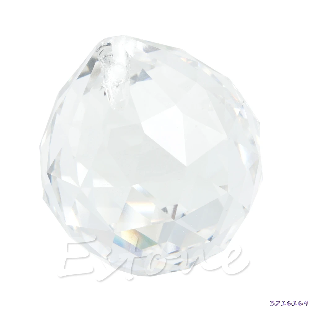 

Clear Crystal Lamp Ball Hanging Prism Suncatcher Wedding Decor 20mm -43#