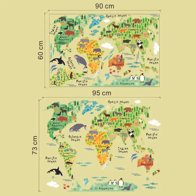 Online Shop Kids Room Decorations Zoo Children Home Decals Nursery