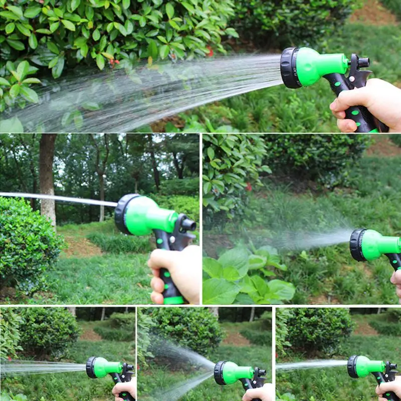 

1Set 7.5M Expandable Spring Tube Retractable Hose Water Spray Gun Nozzle for Car Washing Cleaning Tools Garden Flower Lawn Water