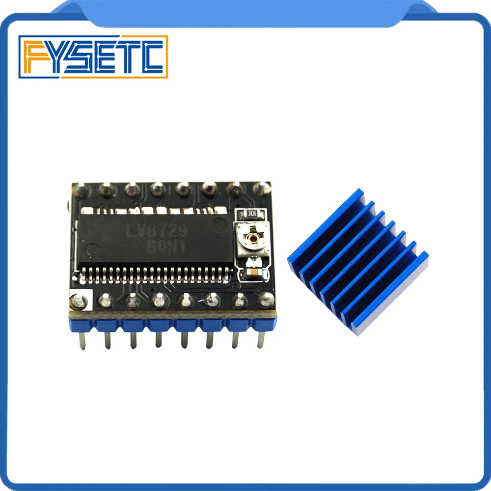 1 шт. 3D-принтеры Запчасти LV8729 Драйвер шагового двигателя 4-слойные PCB крайне низкий уровень шума модуль драйвера совместим с Lerdge