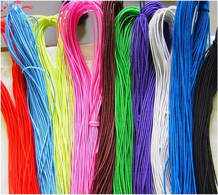 2 1mm25m Stretch Core Elastic Thread DIY Hand-string Bracelet Necklace Jewelery Beading Elastic Thread 10 Colors