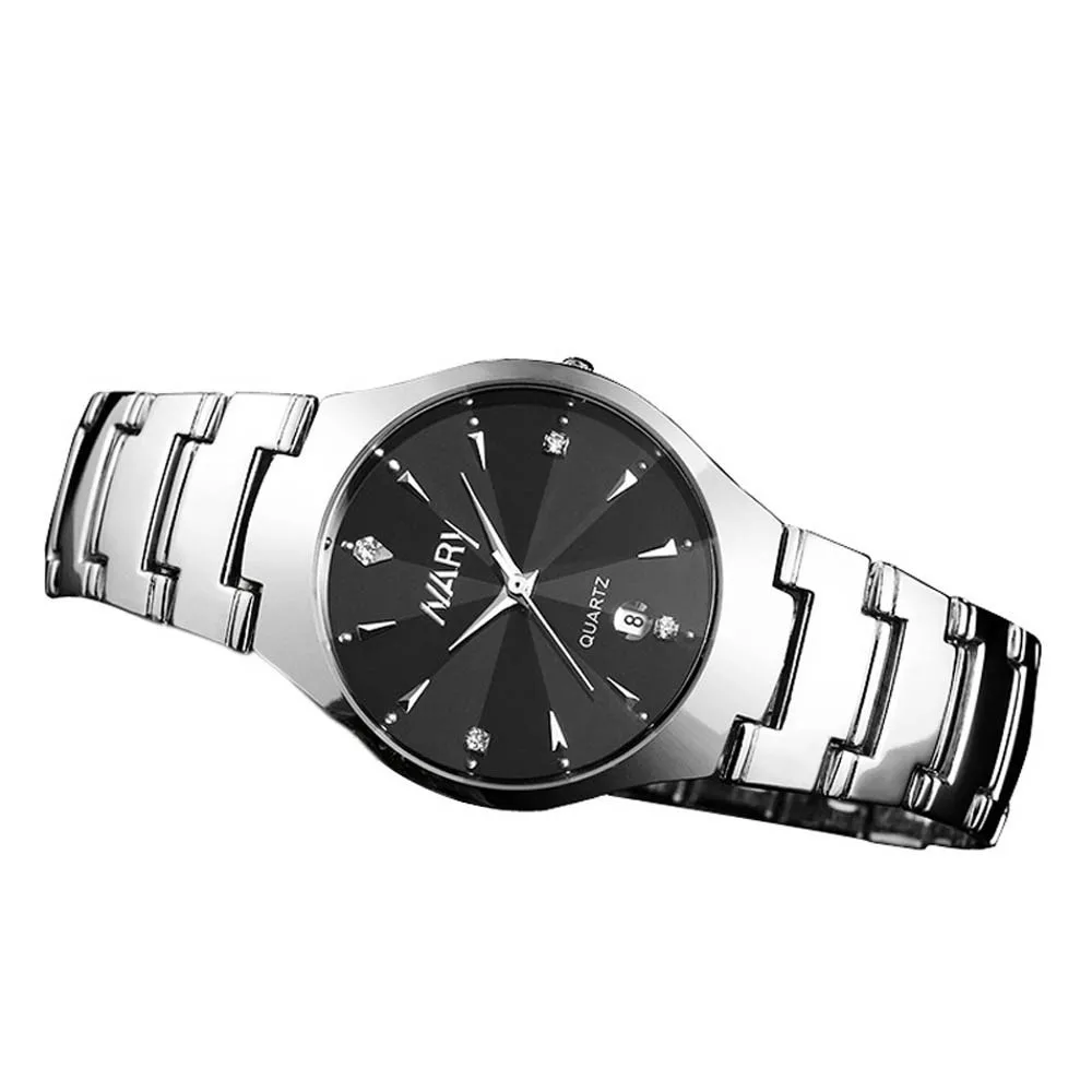Люксовый бренд, высокое качество, искусственная кожа, нержавеющая сталь, календарь, дата, мужские часы, повседневные кварцевые наручные часы для мужчин, Reloj Relogio - Цвет: BLACK