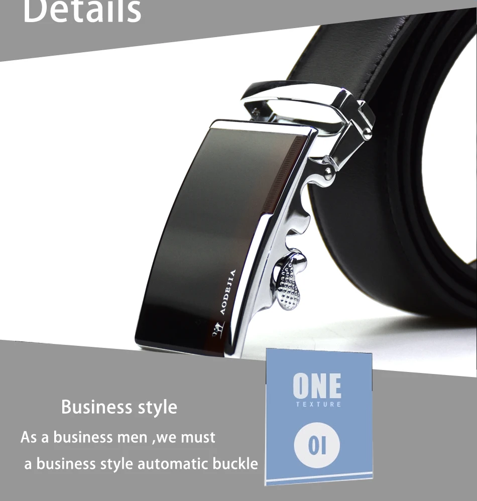 Мужские ремни автоматическая застежка для человека Простой конструктор кожа Жан ремень черный цвет 130 длина в деловом стиле Бесплатная