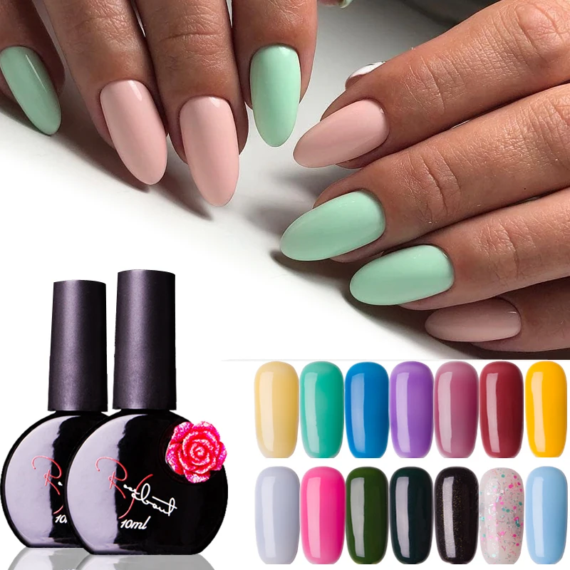 LULAA УФ гель лак для ногтей светодиодный Гель-лак для ногтей гель для ногтей Одноцветный отмачиваемый УФ-Гель-лак маникюрный лак для ногтей