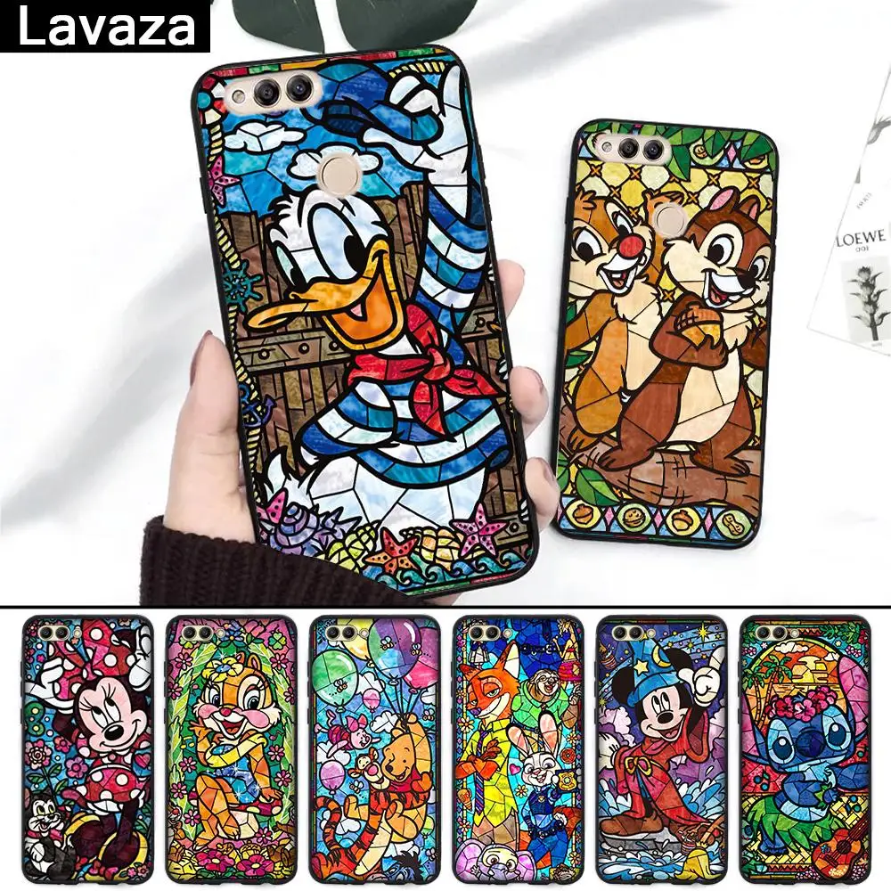 

Lavaza Fairy tale stained Mickey Mouse Donald Duck Silicone Case for Huawei Honor 6A 7A 3GB Pro 7X 8 Lite 8X 8C 9 Note 10