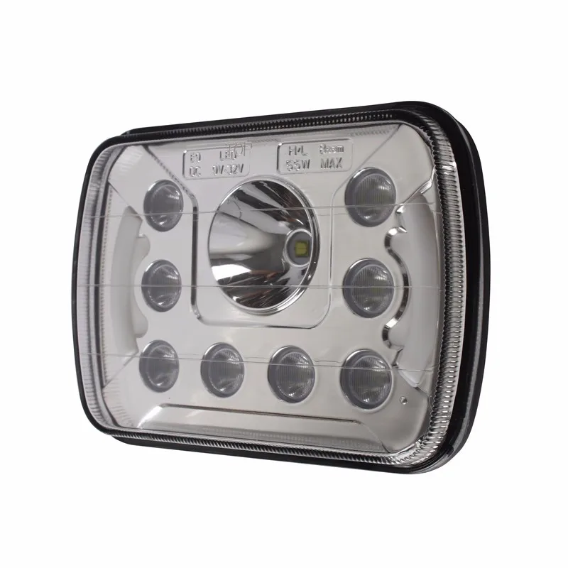 2 шт. точечные светодиодные фары 5x7 7x6 фары Hi/Low Sealed Beam Замена для Chevy S10 Blazer Express Van H4 9003 штекер 6054 H5054