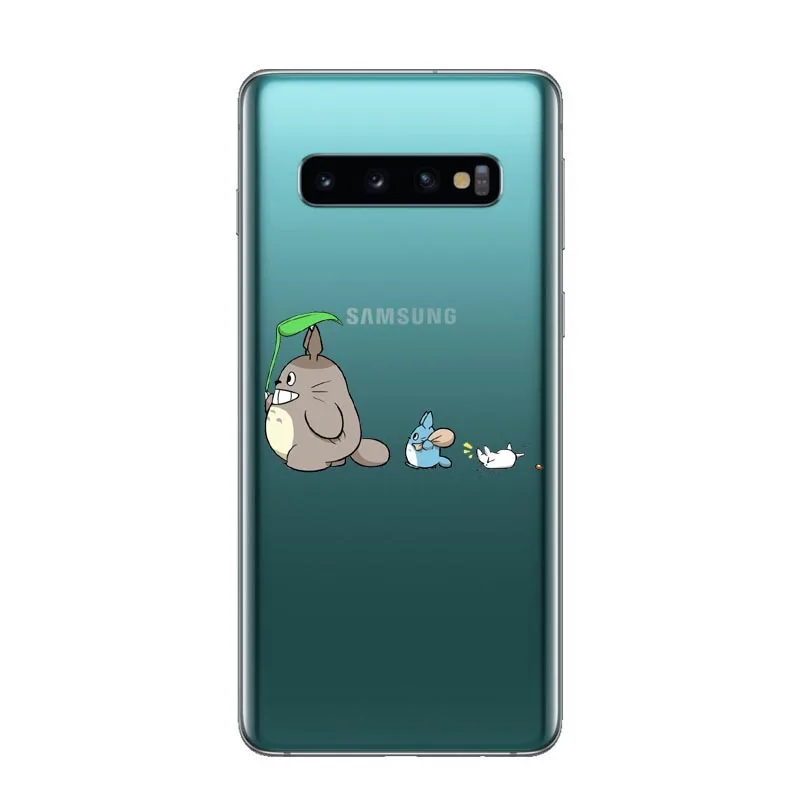 МИЛЫЙ Тоторо Унесенные призраками Ghibli Аниме Миядзаки мягкий чехол для Samsung Galaxy J3 J5 J7 J7 ЕС J6 J8 NOTE 8, 9