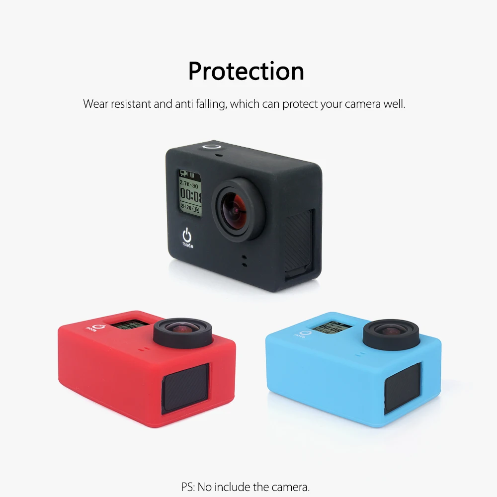 Силиконовый чехол Vamson для Gopro 4 3 + аксессуары спортивной камеры кобура Go Pro Hero