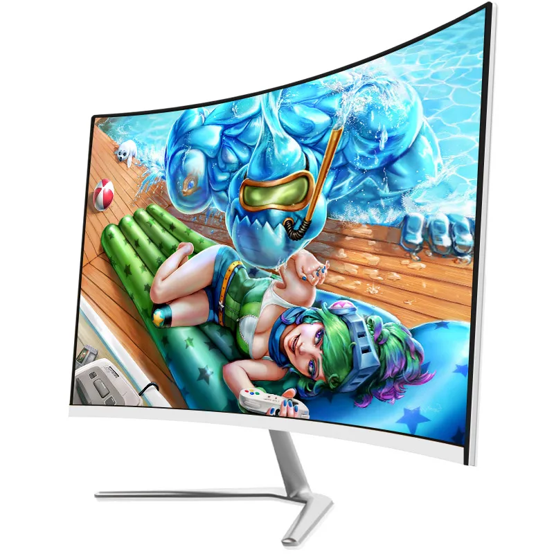 Компьютер DIY HUANANZHI X79 материнская плата с M.2 CPU Xeon E5 2670 4*8G RAM LED изогнутый экран