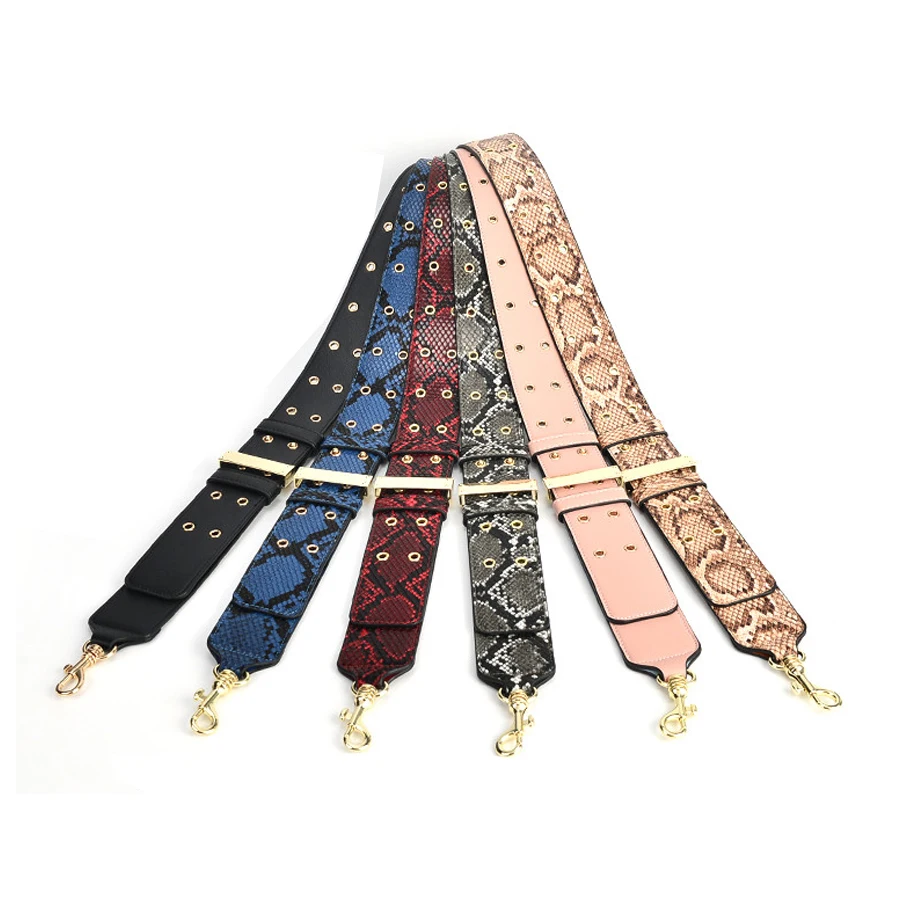 

Luxury Designer Snakeskin Bag Strap Shoulder Strap for Wome PU Leather Bags Belt Bag Accessories Purse Strap HandBag Strap