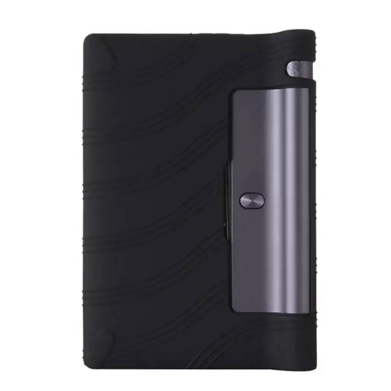 Мягкий силиконовый чехол с сопротивлением падению для планшета lenovo YOGA3 850F 8 дюймов - Цвет: Black