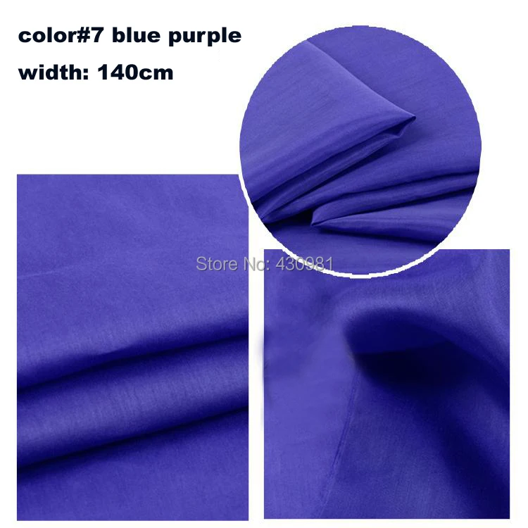 Luxurious Pure White Silk-Cotton Fabric for Dress Linings - Lightweight & Soft