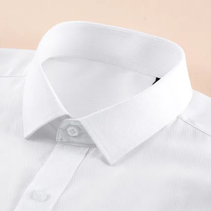 Размера плюс 8XL 7XL 6XL 5XL 4XL Женская твиловая белая синяя классическая рубашка для