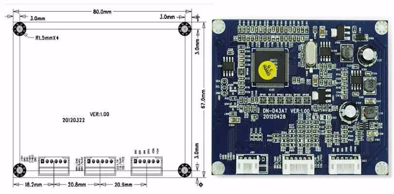 320X240 Разрешение видео, вход сигнала VGA Цифровой 3,5 дюймов TFT ЖК дисплей Мониторы