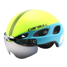 Professional Road Mountain Bicycle Helmet Casco Ciclismo Glasses Cycling Helmet Integrally-molded Magnetic Goggles Bike Helmet