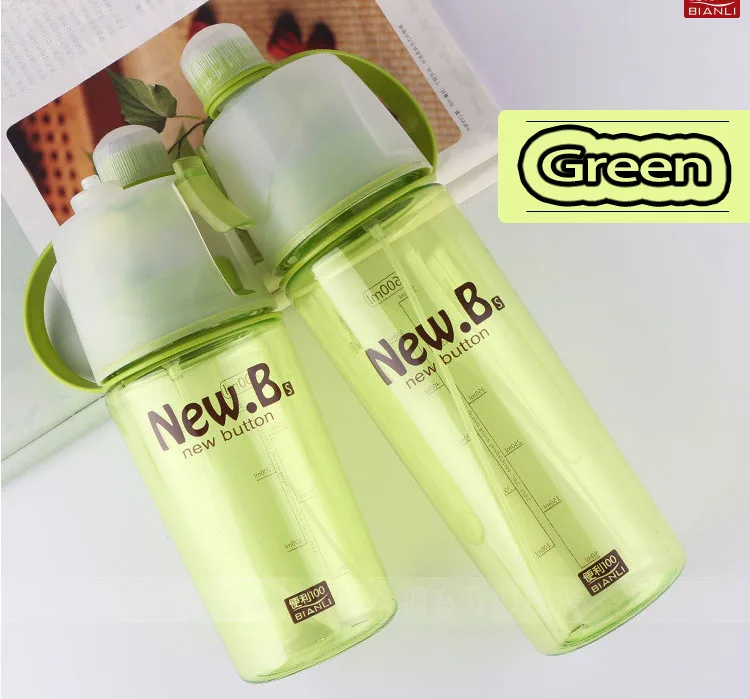 1 шт. Спортивная бутылка с распылителем для воды Beauty BPA FREE пластиковое напольное
