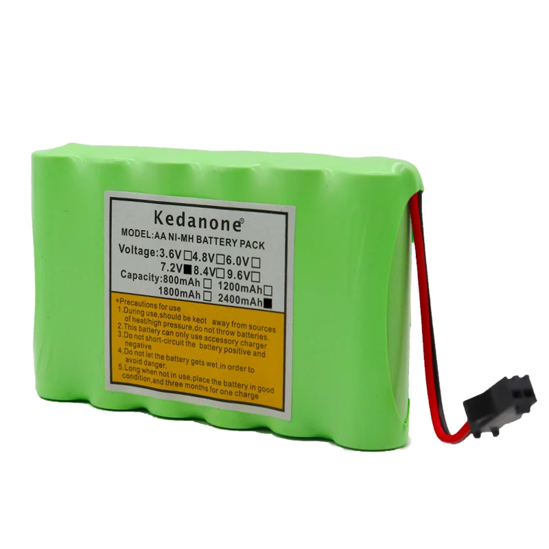 Высокоемкая 2400mah Ni-MH 7,2 V AA Аккумуляторная батарея AA для радиоуправляемых автомобилей, вертолетов, игрушек, светодиодный светильник, беспроводной телефон SM plug