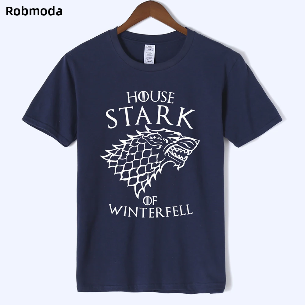 

2019 high quality cotton Short Sleeve game of thrones printed t shirt men summer winter is coming Got T-shirt cool tees printing