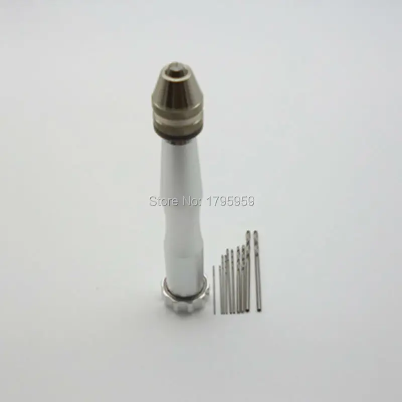 Mini Micro Aluminum Hand Drill Drilling With Keyless Chuck Reamer Hand Twist Drill Clamping Range 0.3-3mm +10pcs Twist Drill Bits (5)