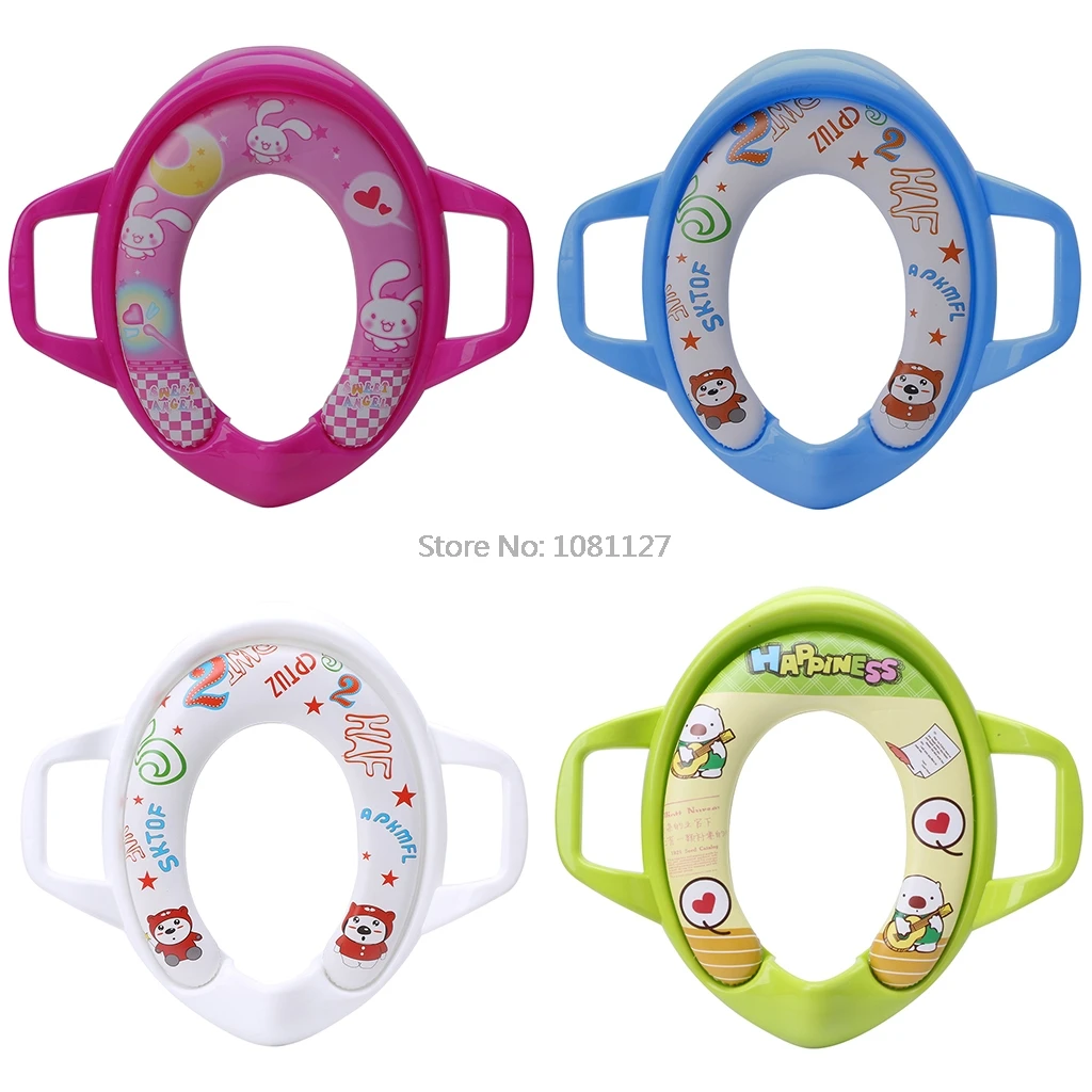 

Baby Kids Infant Potty Toilet Training Children Seat Pedestal Cushion Pad Ring Baby Toilet Seats