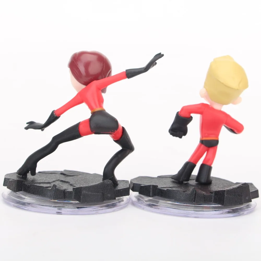 Disney Toys 6 шт./лот 3 10 см супер человек мужчина Джек эластик девочка ПВХ фигурка