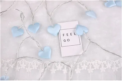 love blue CHASANWAN 3 м 20 светильник со струнным батарейным блоком Снежинка светодиодный новогодний Рождественский Декор для дома Новогодние украшения Navidad - Цвет: love blue