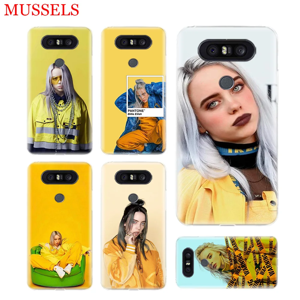 

Billie Eilish beautiful yellow Phone Case For LG V40 G6 G7 Q6 Q8 Q7 G5 G4 V30 V20 V10 K8 K10 2018 2017 Patterned Cases Coque