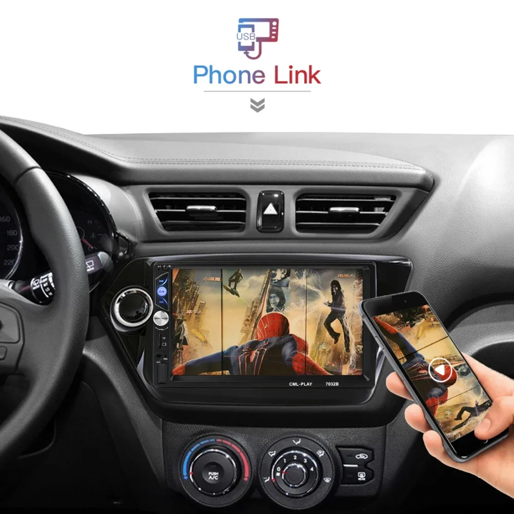 Flash Deal 7" 2din Car Radio DVD MP5 player Digital Touch screen Android Multimedia player Autoradio Support Rear camera wifi RDS AM GPS 6