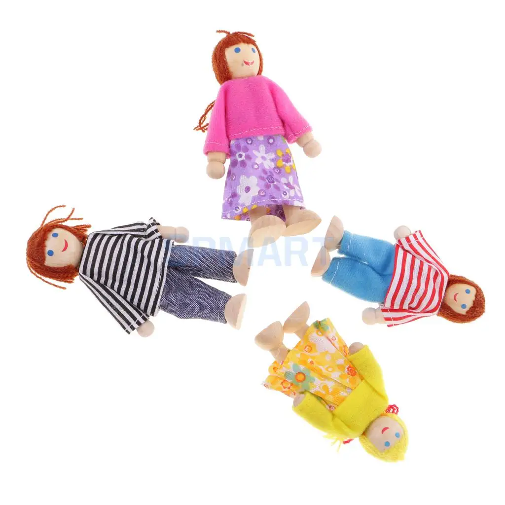dolls house family with baby