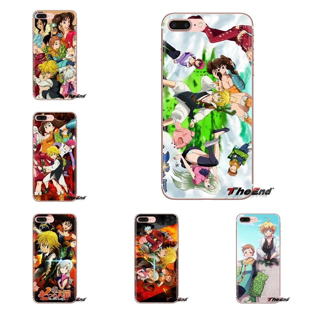 Мягкие чехлы из ТПУ для Huawei Nova 2 3 2i 3i Y6 Y7 Y9 Prime Pro GR3 GR5 2017 2018 2019 Y5II Y6II Nanatsu no Taizai Seven Deadly