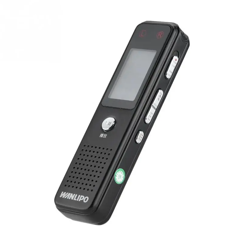VBESTLIFE Digital Voice Recorder Intelligent Noise Reduction Long Distance LCD Display Portable Mini Audio Recording Pen