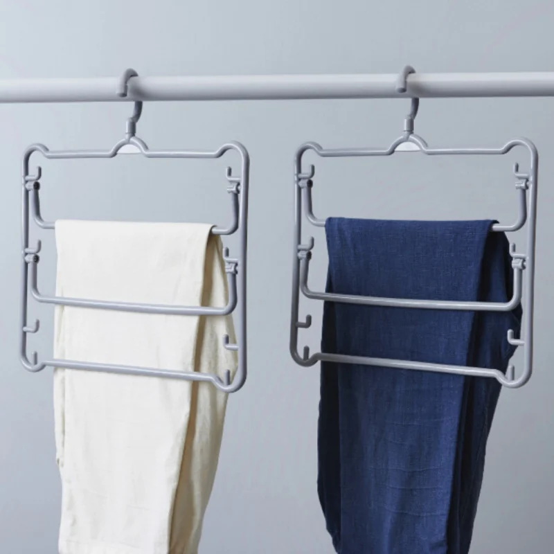 Многослойные крючки органайзер для хранения шкаф для спальни брюки джинсы шарф компактная вешалка для хранения одежды