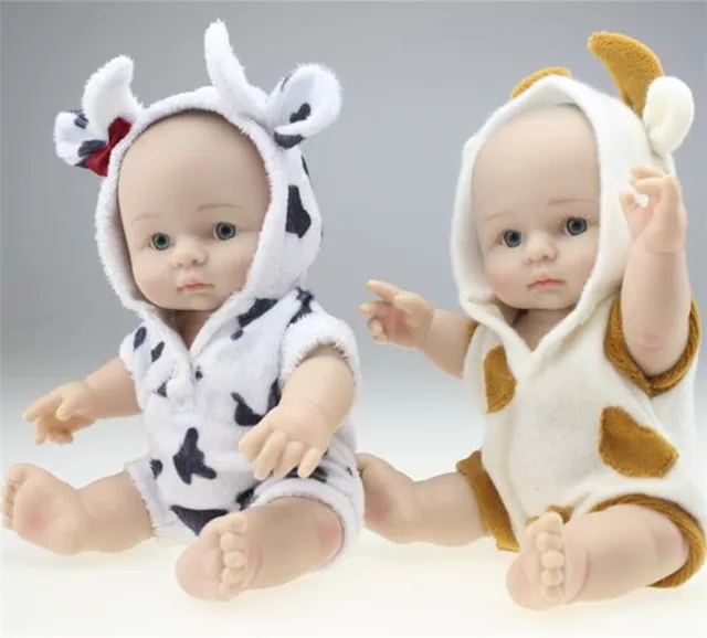 Details about   Lifelike Newborn Silicone Vinyl Reborn Gift Baby Doll 25cm Reborn Dolls BE