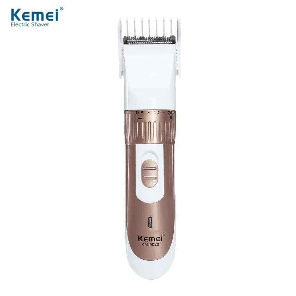 

Kemei Adjustable Limit Comb Rechargeable Hair Trimmer Clipper Shaver Cutter Styling Kit for Men Easy for A Variety Of Styles