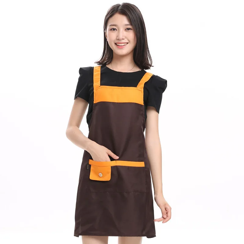 Simple Sleeveless Cooking Baking Aprons Kitchen Apron Restaurant Aprons