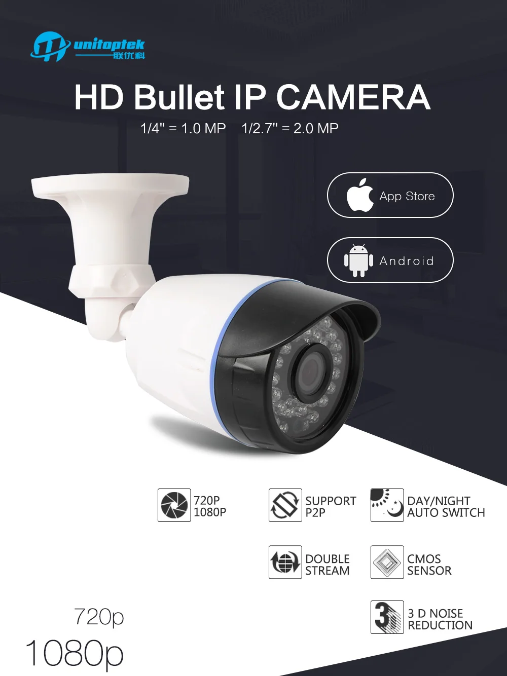 1.0MP 2MP IP камера наружная Водонепроницаемая камера ночного видения HD 720P 1080P CCTV Bullet камера наблюдения безопасности ONVIF XMEye P2P