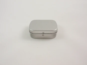 

Free Shipping+Wholesale small size hinge tin box square tin silver tin gift box sealing plain tin box,800pcs/lot