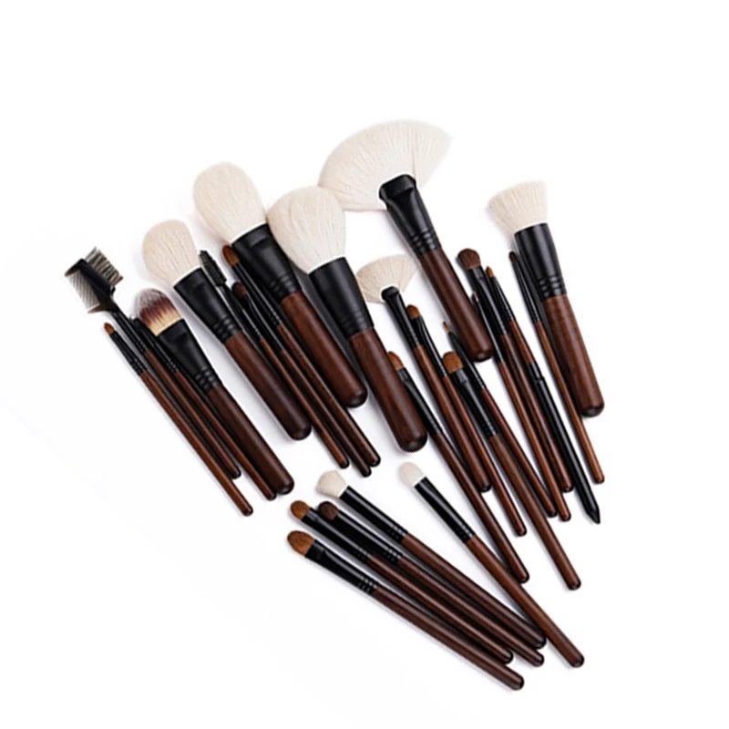 

CLIONE 26Pcs Squirrel Hair Natural Brush Full Professional Cosmetic for Makeup 1 Set Brush for Foundation with Oxford Cloth Bag