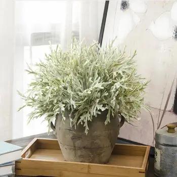 

Planted antlers leaves artificial plants bunches leaves diy handmade headdress fake flowers simulation potted plants