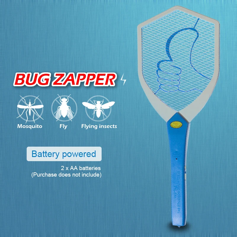 

AA Battery Bug Zappers Flying insects mosquito killer Electric Fly Mosquito Swatter Racket Insects Pest control Safety&Non-toxic