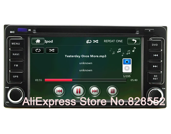 Sale Free Shipping Car DVD GPS For Old Series Toyota RAV4 corolla Land Cruiser Prado Camry Previa With Radio MP3/MP4 Ipod BT 1