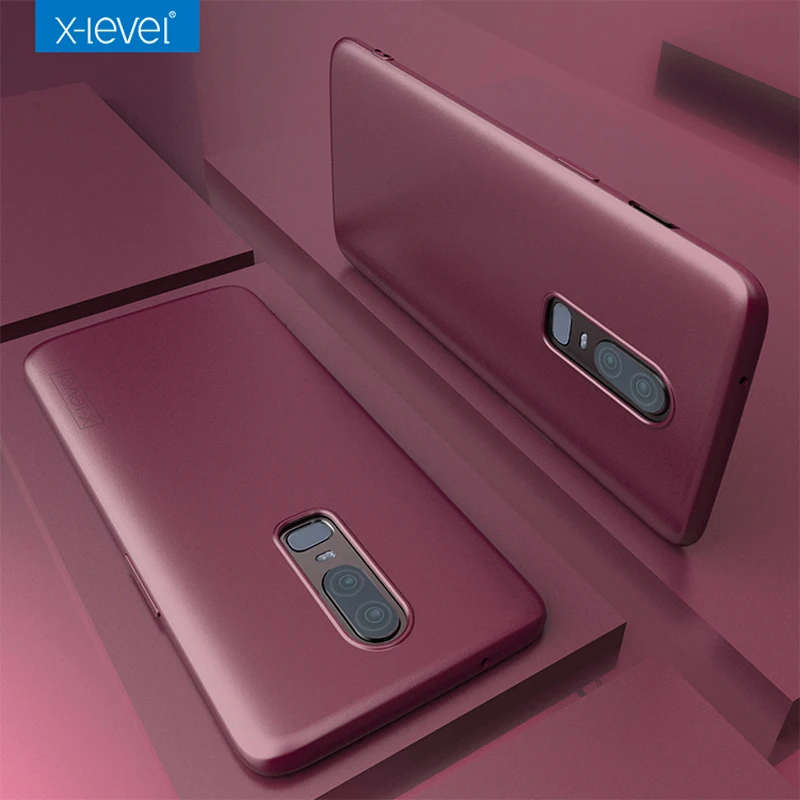 

X-level Super Frosted Case for Oneplus 6 6T Thin Slim Soft TPU Protective Back Cover for Oneplus 6T Oneplus6 case Mooi Hoesjes