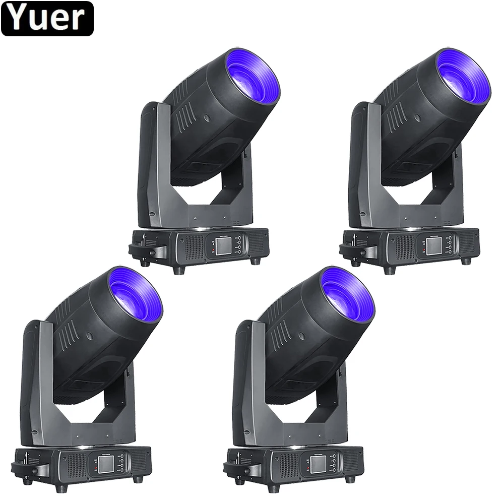 

4Pcs/Lot 500W LED Frame Profile Moving Head Light Fast Silent 4 Facet Prism Clear Rotating GOBO Flame or Water Special Effect