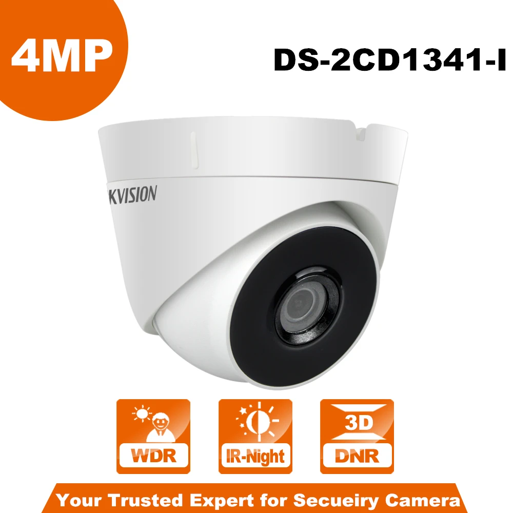 Origianl Hik DS-2CD1341-I безопасности IP камера 4MP CMOS башни CCTV Открытый/Крытый английская