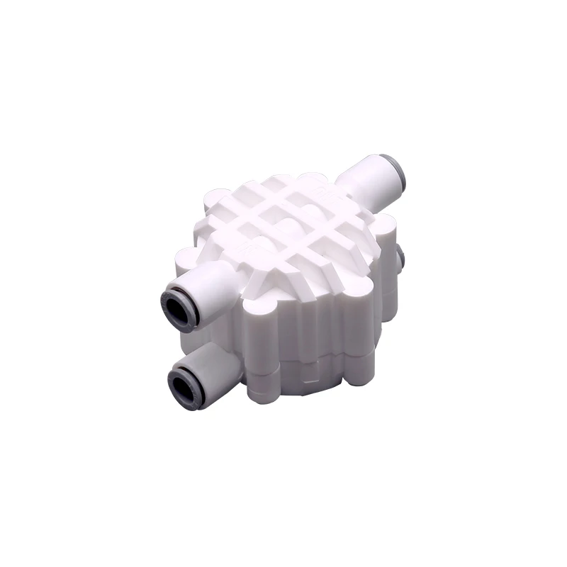 

1/4'' OD RO Water Filter Quick Connector Auto Shut Off 4 Way Valve Switch Double Sealing Hose Pipe Fitting Tube Parts