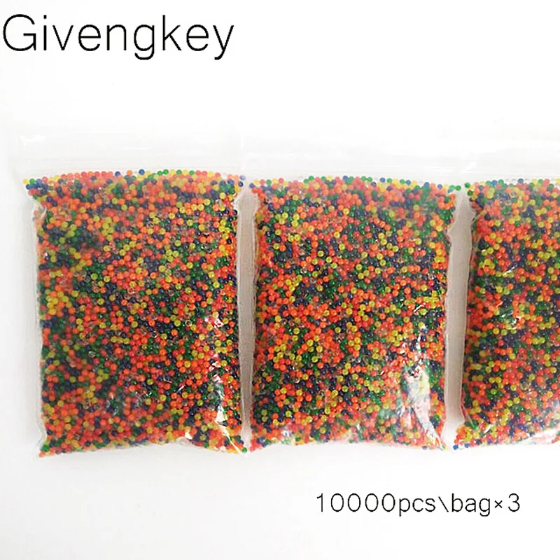 

30000pcs Orbeez Water hydrogel beads Bullets Guns Paintball Bullets balls Gun Toy crystal soil decorative Home decoration